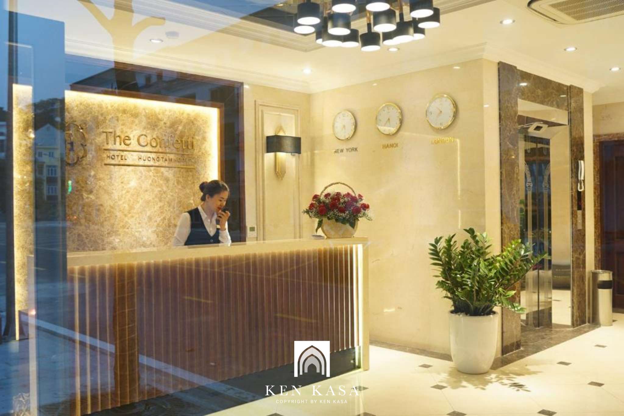 Khu vực sảnh của The Confetti Ha Long Hotel 